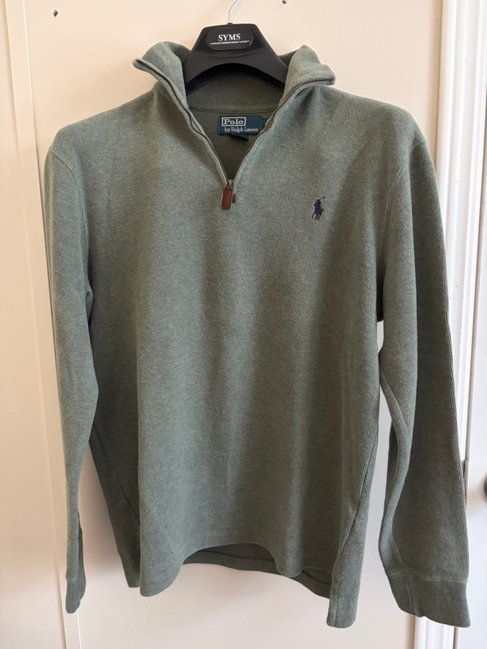 Polo by Ralph Lauren Sage Green Half-Zip Sweater